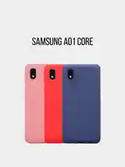 Чехол для Samsung A42, 72, A01, A01 Core, A11 матовый силиконовый, цветные