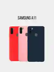 Чехол для Samsung A42, 72, A01, A01 Core, A11 матовый силиконовый, цветные