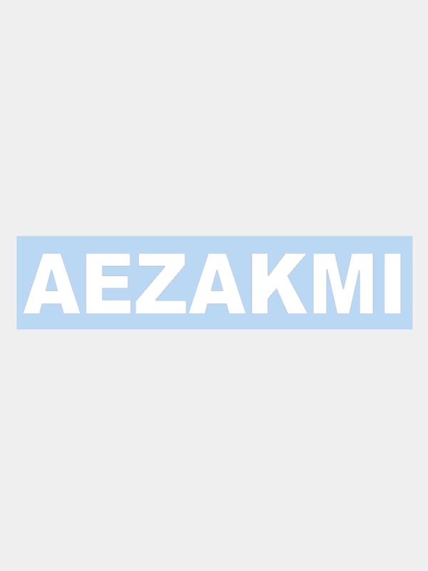 Наклейка на авто "AEZAKMI" 20х3,5см