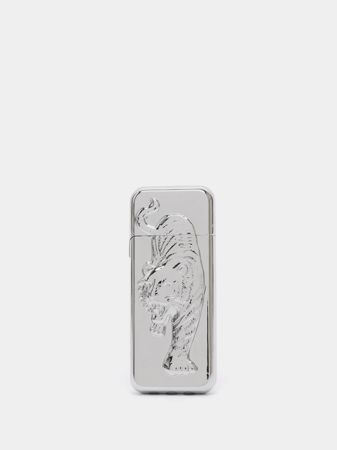Серебряный газовая зажигалка