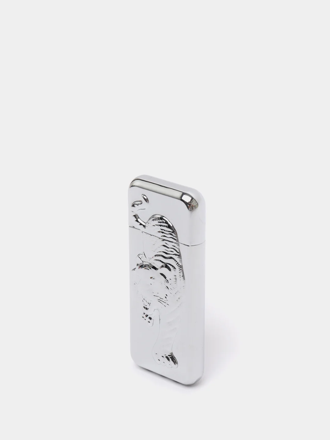 Серебряный газовая зажигалка