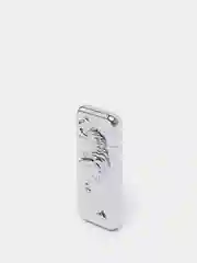 Серебряный газовая зажигалка