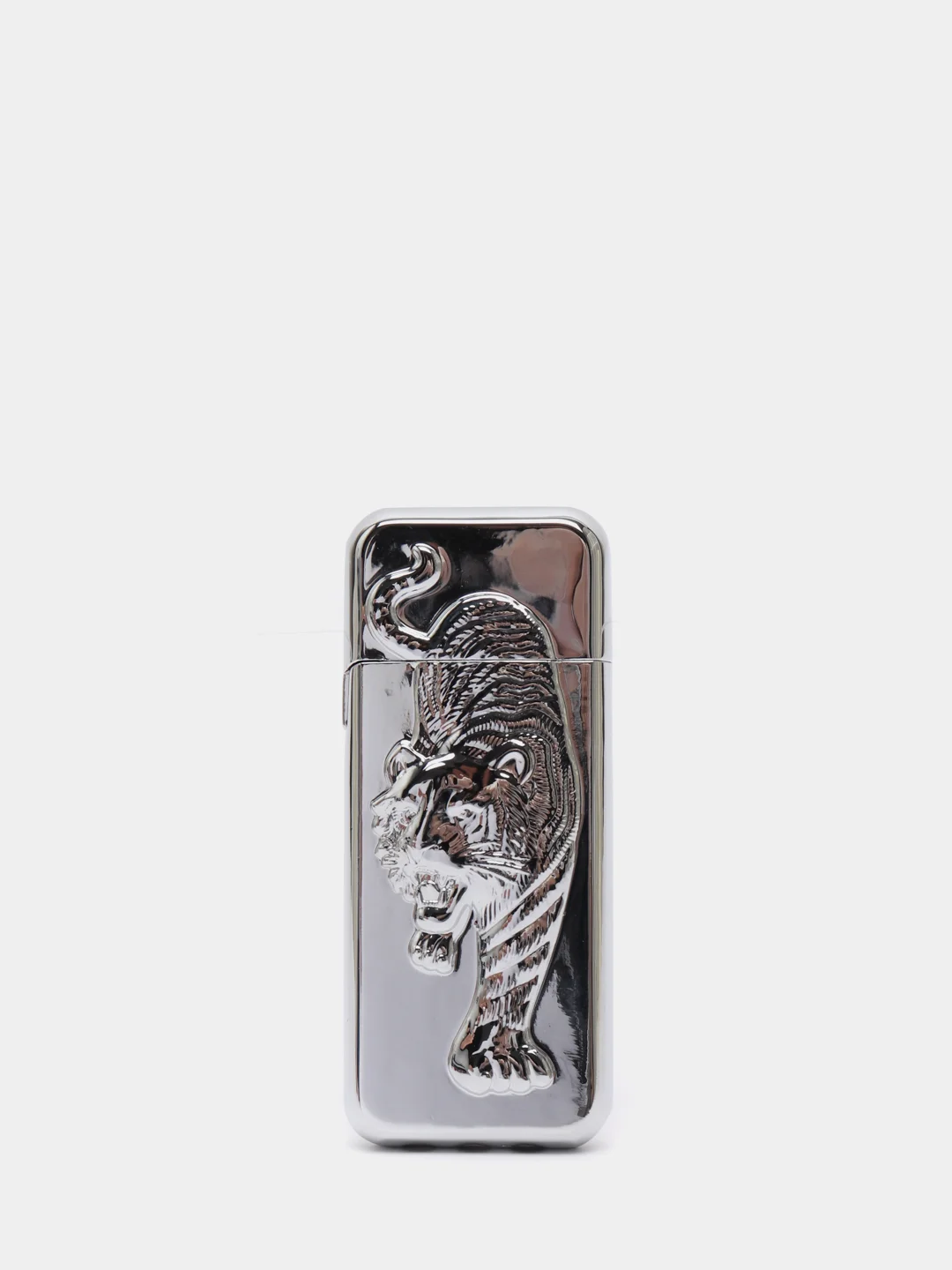 Серебряный газовая зажигалка