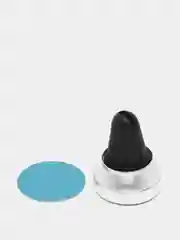 Серебряный поворотный магнитный автодержатель - PHONE HOLDER