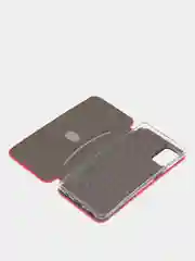 Багровый чехол-книжка Samsung Galaxy A51, (Самсунг Галакси А51)