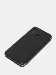 Черный чехол-книжка для Samsung Galaxy A20, A30 (Самсунг Галакси А20, А30)