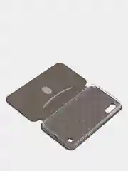 Темно-синий чехол-книжка для Samsung Galaxy A10, (Самсунг Галакси А10)