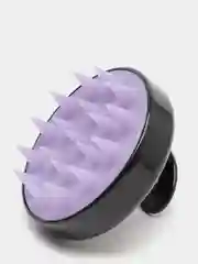 Фуксия щетка для мытья головы, силиконовая, массажная