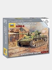 Сборная модель из пластика 1:100"Танк Flammpanzer III Ausf.M на базе Pz.Kpfw.III" WWII DE
