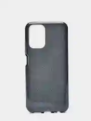 Угольный чехол блестящий Xiaomi Redmi Note 10 4G, Note 10S накладка c блёстками