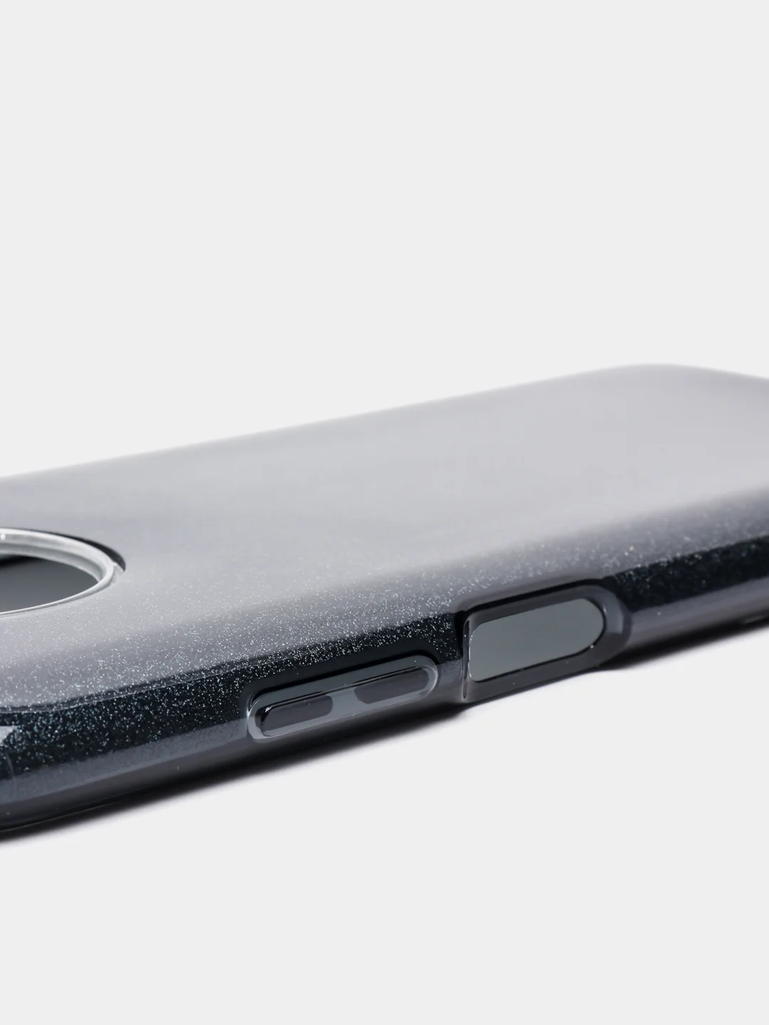 Угольный чехол блестящий Xiaomi Redmi Note 9T, накладка c блёстками Редми Нот 9Т