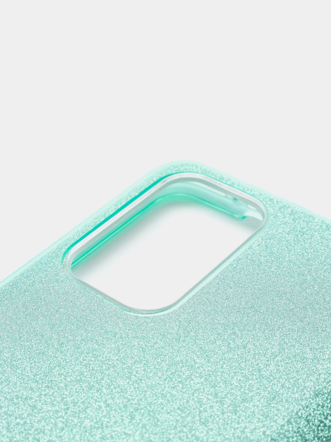 Бирюзовый чехол блестящий Xiaomi Redmi Note 10 Pro, Note 10 Pro Max накладка c блёстками