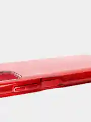 Красный чехол блестящий Xiaomi Redmi Note 10 4G, Note 10S накладка c блёстками