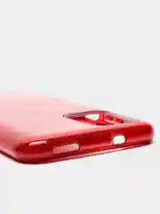 Красный чехол блестящий Xiaomi Redmi Note 10 4G, Note 10S накладка c блёстками