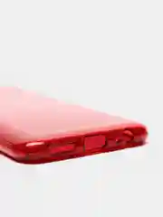 Красный чехол блестящий Xiaomi Redmi Note 10 4G, Note 10S накладка c блёстками