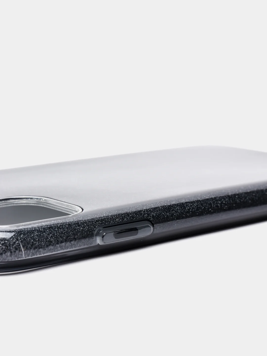 Угольный чехол блестящий для iPhone 11, накладка c блёстками Айфон 11