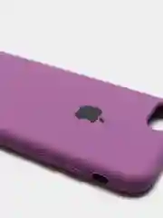 Пурпурный чехол Silicone Case для iPhone 7, 8, SE 2020, с открытым низом