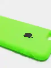 Салатовый чехол Silicone Case для iPhone 7, 8, SE 2020, с открытым низом