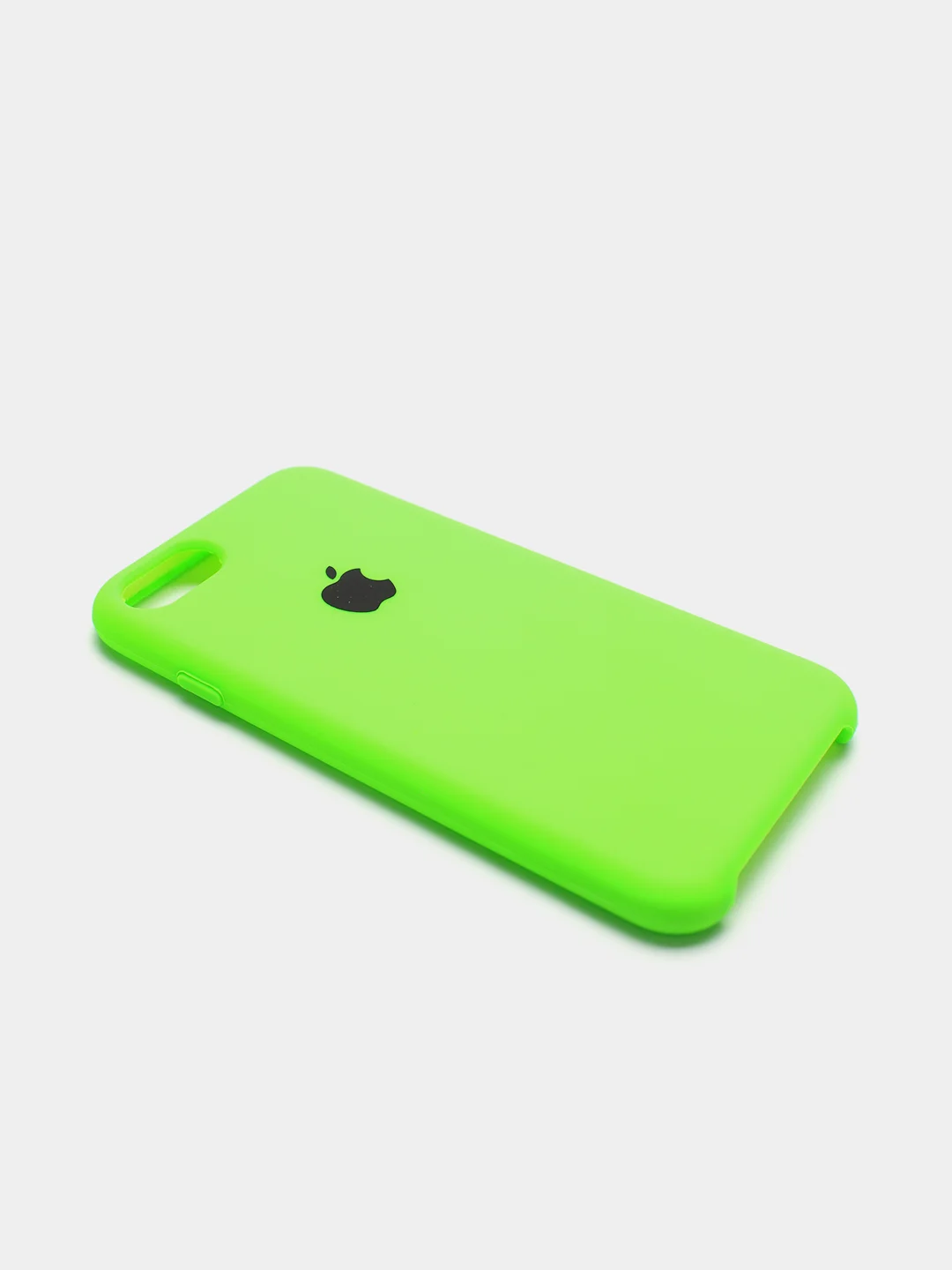 Салатовый чехол Silicone Case для iPhone 7, 8, SE 2020, с открытым низом