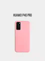 Синий чехол для Huawei P40, P40 Pro матовый силиконовый