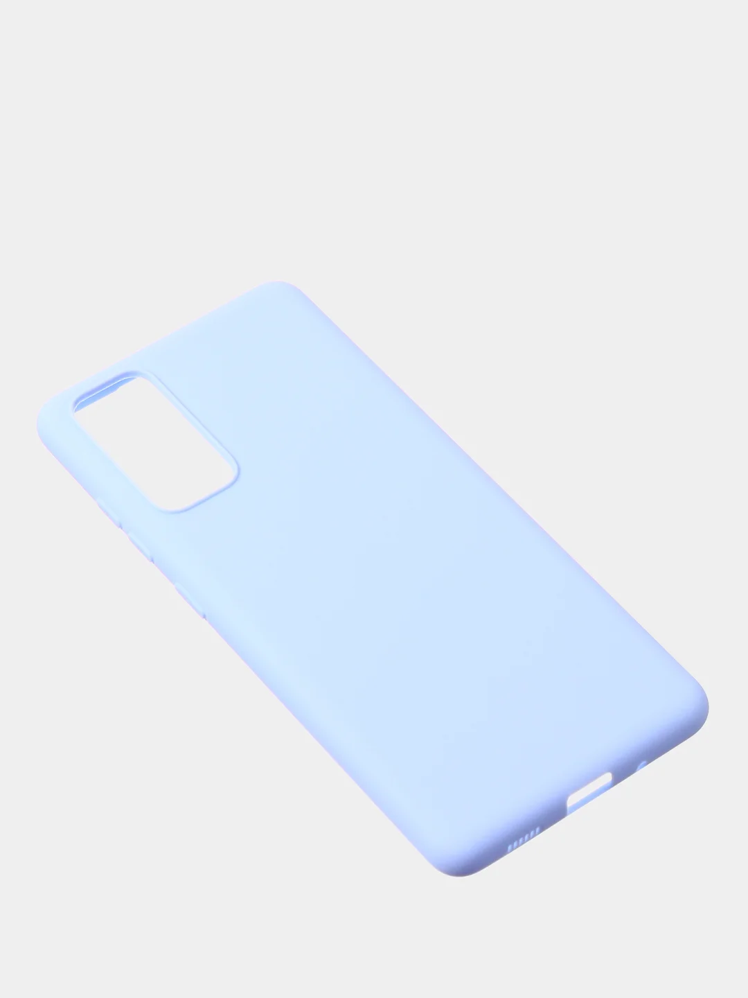 Светло-синий чехол для Samsung S20 FE цветной матовый