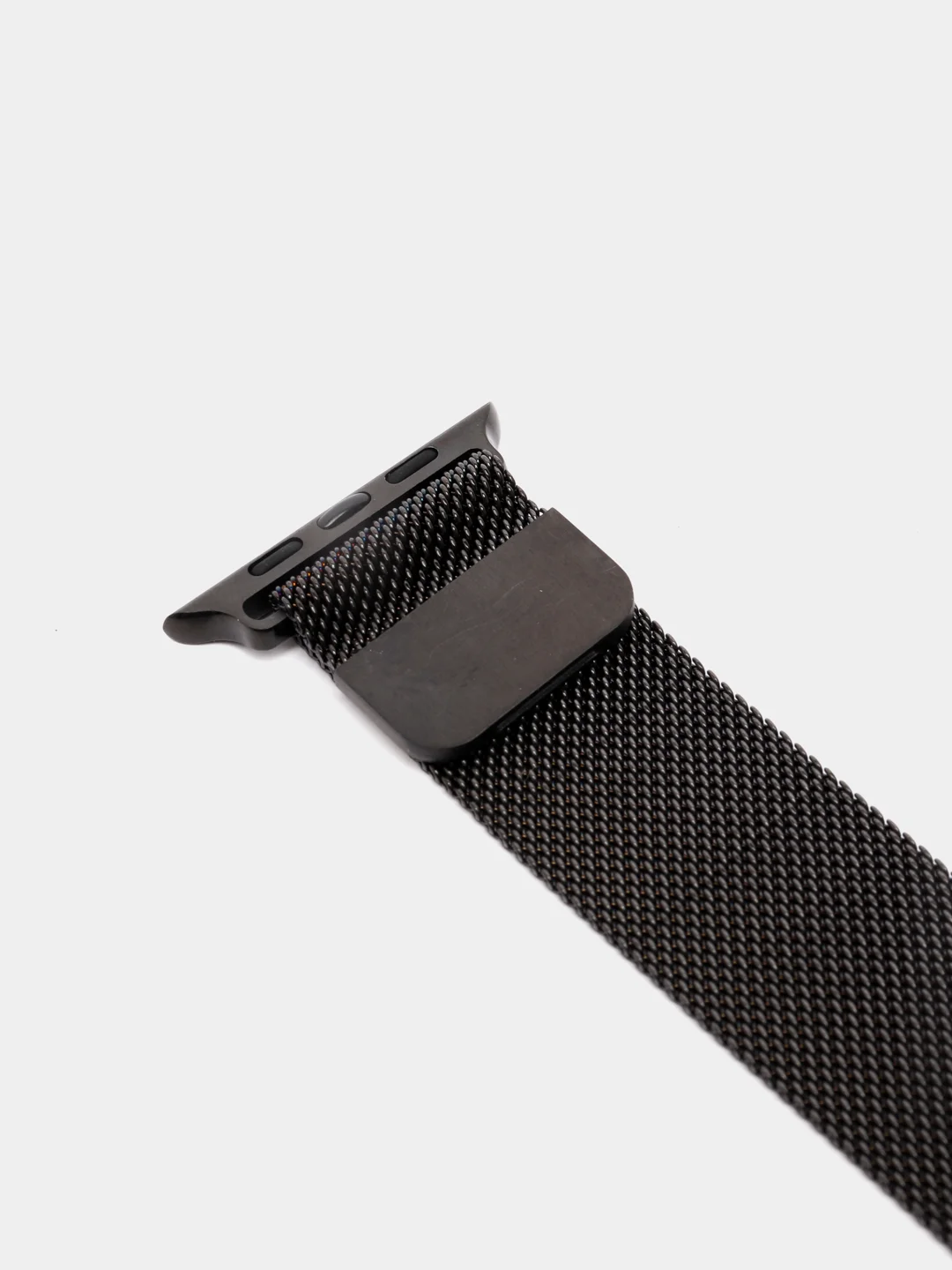Черный ремешок для Apple Watch Миланская петля