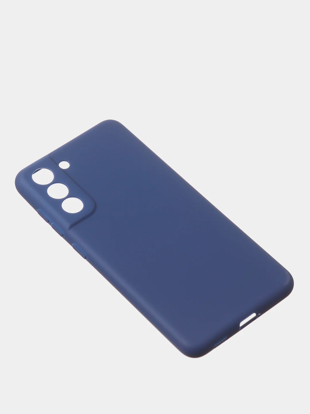 Темно-синий чехол для Samsung S21 FE цветной матовый