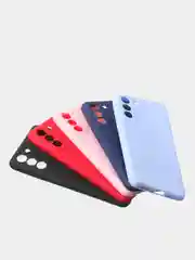 Чехол для Samsung S21 FE цветной матовый