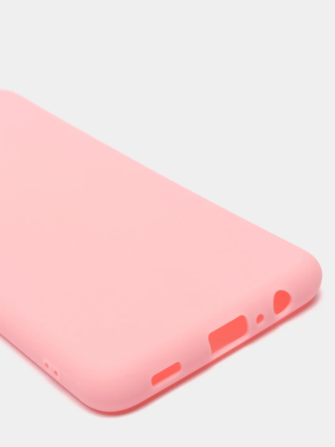 Розовый чехол силиконовый для Samsung Galaxy A12, A22, A32, S21, A51, A71