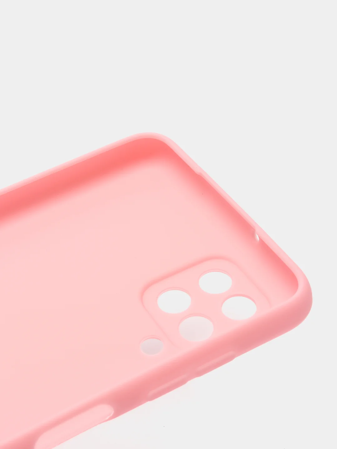 Розовый чехол силиконовый для Samsung Galaxy A12, A22, A32, S21, A51, A71