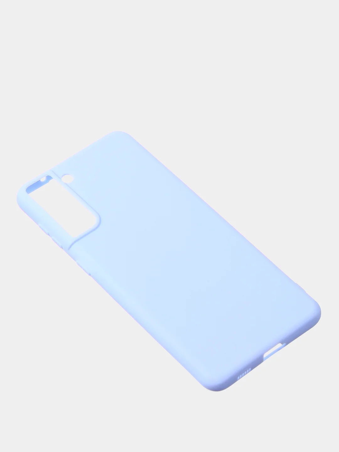 Светло-синий чехол для Samsung S21 Plus цветной матовый