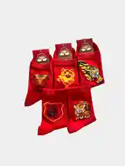 Носки красные "Тигры" унисекс