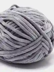 Серый меланж пряжа Плюшевая YarnArt Dolce 100% Микрополиэстер 100г 120м (Велюровая ЯрнАрт Долче)