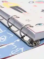 Розовый тетрадь со сменным блоком Lorex, Schoolformat, 120 листов, клетка, А5
