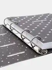 Черный тетрадь со сменным блоком Lorex, Schoolformat, 120 листов, клетка, А5