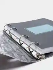 Серый тетрадь со сменным блоком Lorex, Schoolformat, 120 листов, клетка, А5