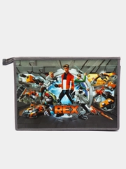 Папка школьная для тетрадей (труда) "Generator Rex", 2 отделения, А4, на молнии, без ручек