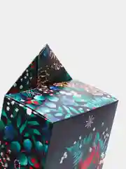 Темно-синий новогодняя коробка конфета