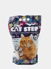 Силикагелевый наполнитель с цветными гранулами Cat Step arctic art, 3.8 л