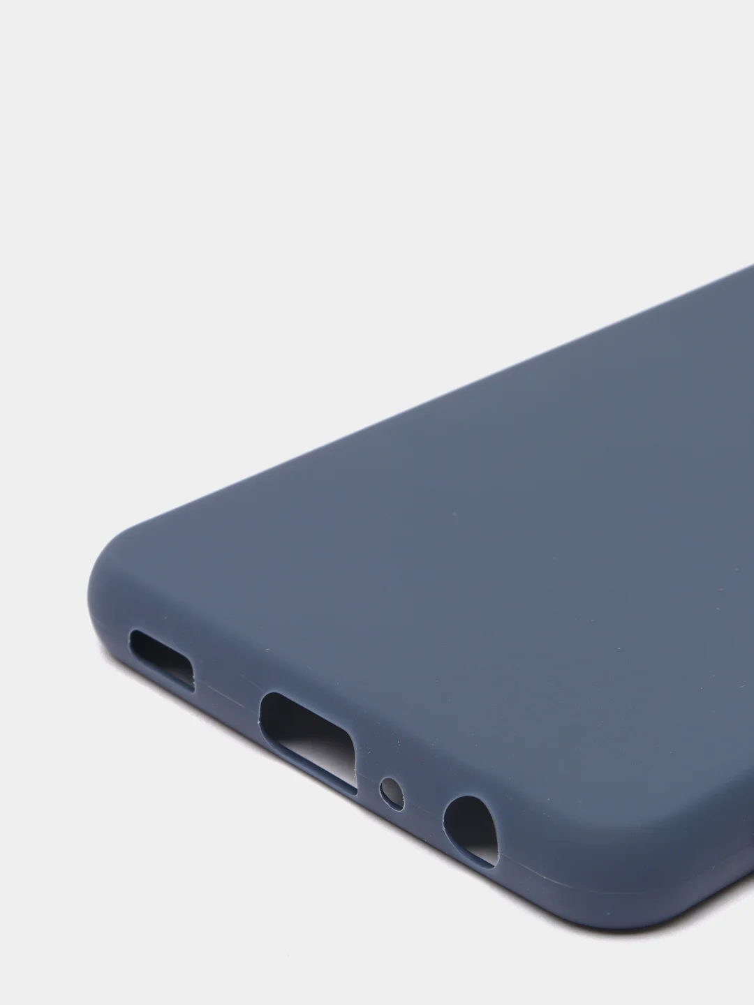 Темно-синий чехол Samsung Galaxy A42, A32, A52 силиконовый