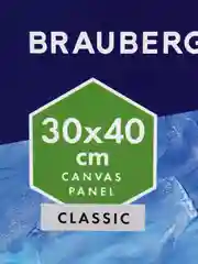 Холст на картоне с контуром  "Города", 30х40 см, грунтованный, BRAUBERG "CLASSIC",190630