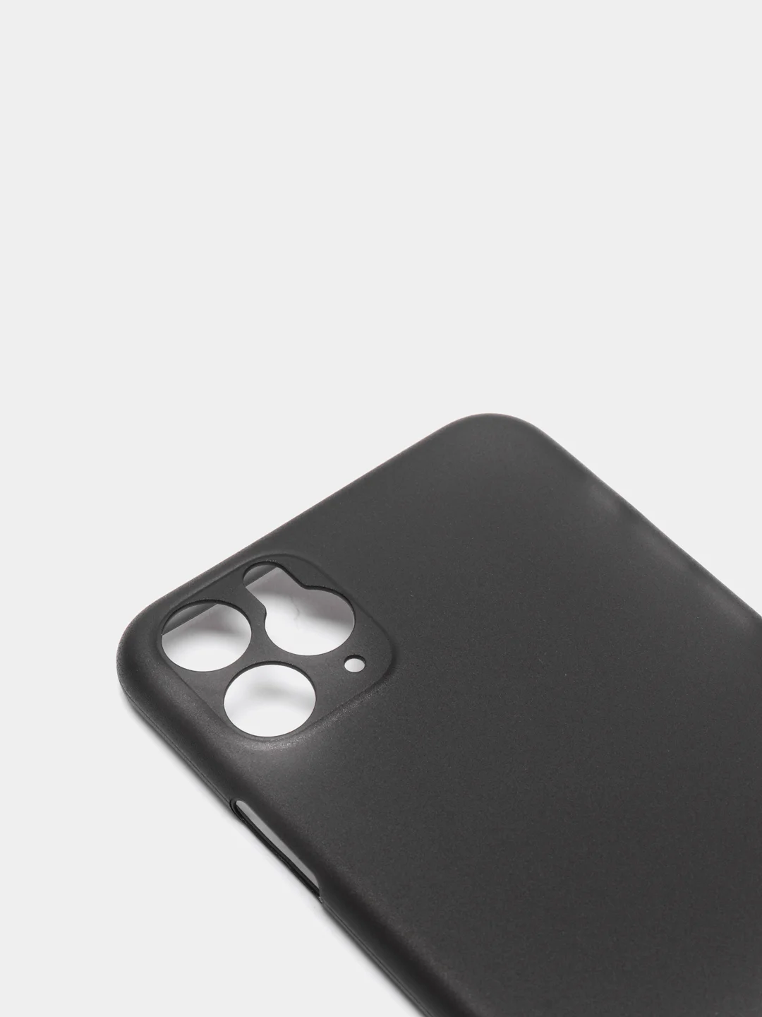 Черный ультратонкий матовый чехол на iPhone 11, 11 Pro, 11 Pro Max