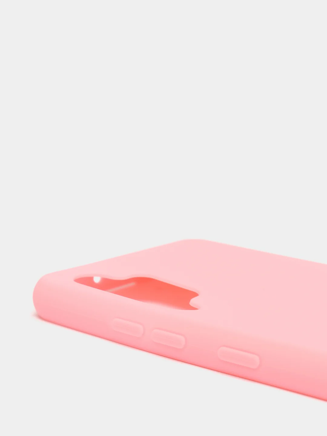 Розовый чехол Samsung Galaxy A42, A32, A52 силиконовый