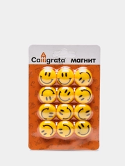 Магниты для доски, d-2 см, набор 12 штук, на блистере