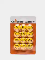 Магниты для доски, d-2 см, набор 12 штук, на блистере
