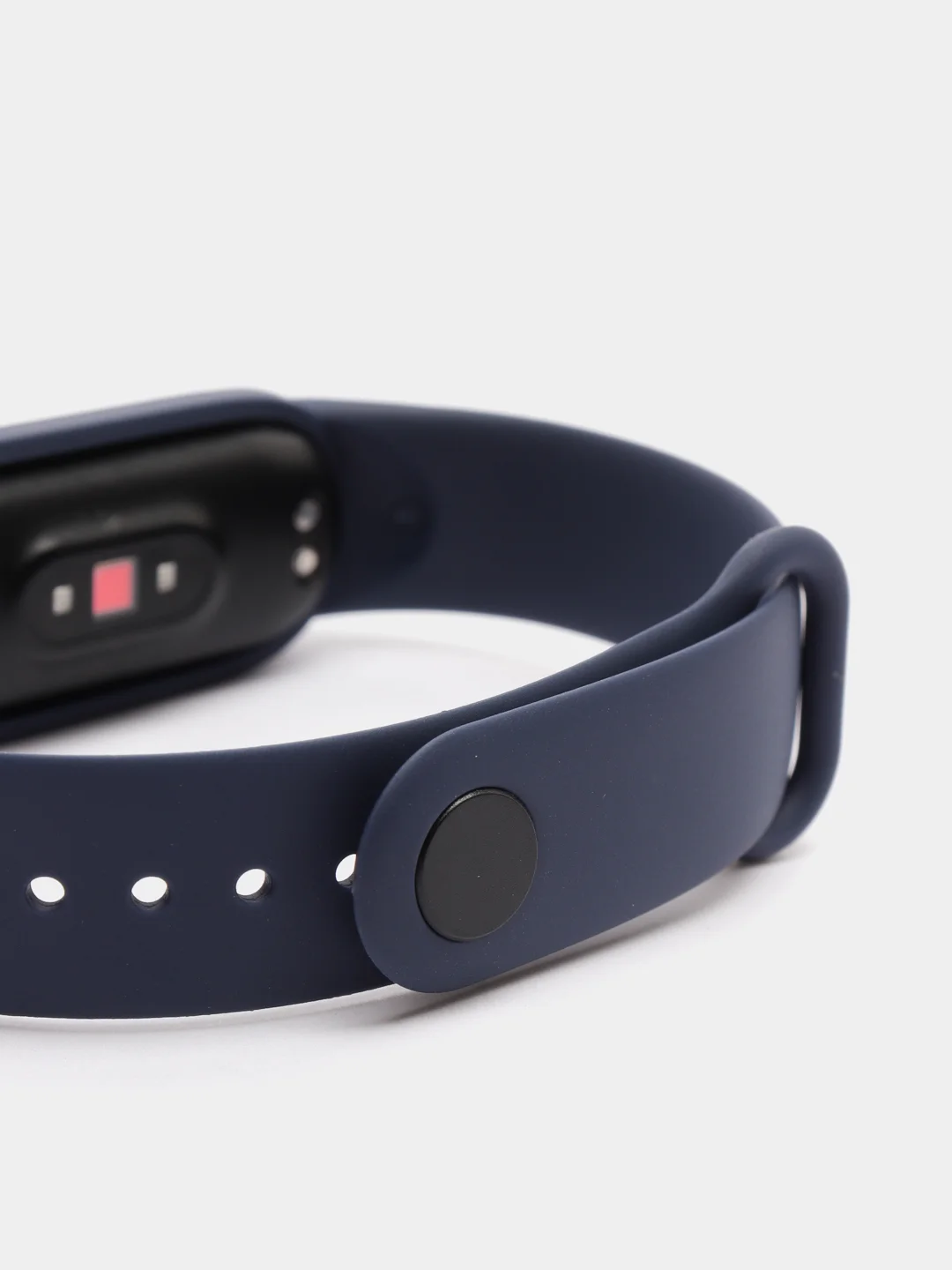 Темно-синий ремешок для Xiaomi Mi Band 5/Mi Band 6, силиконовый