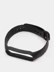 Черный ремешок для Xiaomi Mi Band 5/Mi Band 6, силиконовый