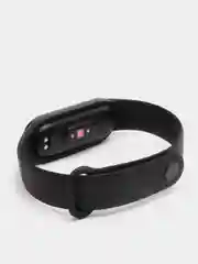 Черный ремешок для Xiaomi Mi Band 5/Mi Band 6, силиконовый