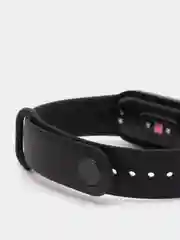 Черный ремешок для Xiaomi Mi Band 5/Mi Band 6, силиконовый