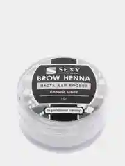 Белый паста для бровей SEXY BROW HENNA, белый или золотой цвет, на выбор, 15г